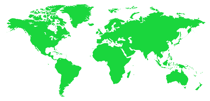 World map highlighting Saudi Sketch's reach across five continents